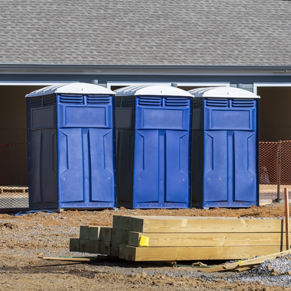 how can i report damages or issues with the portable toilets during my rental period in West Stockbridge MA